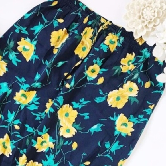 Vintage 90s Sag harbor long Floral skirt - Picture 4 of 5